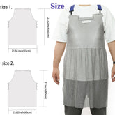 Chainmail Apron Anti-cutting Protective Apron Adjustable Strap x-chainmail